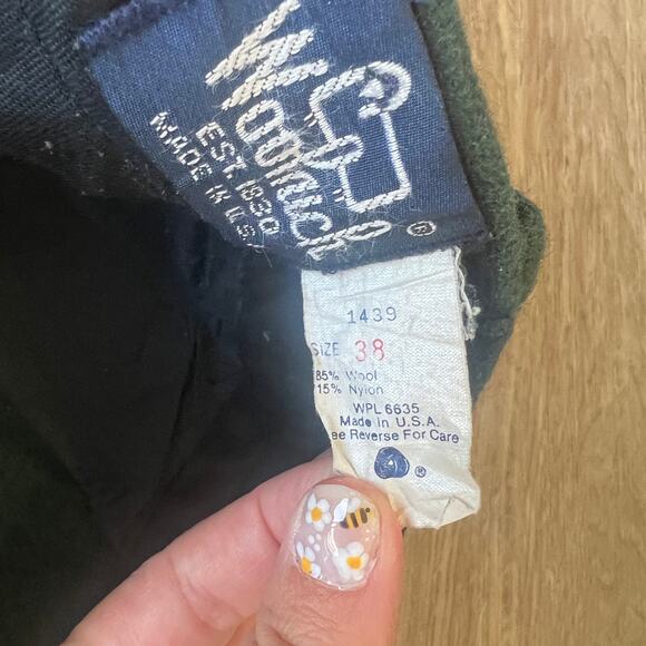 WOOLRICH Men's Malone Pants Size 38 In Green - Picture 8 of 9